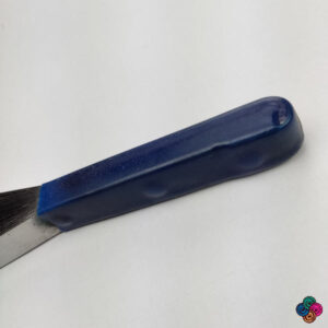 تصویر دسته شانه قالی بافی آموزشی با روکش پلاستیکی آبی